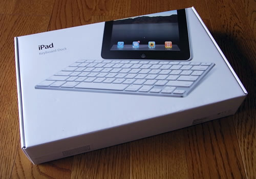 iPad Keyboard Dockの箱