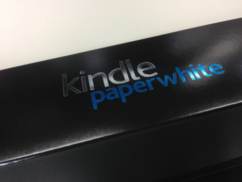 「Kindle Paperwhite 3G」小文字のロゴ
