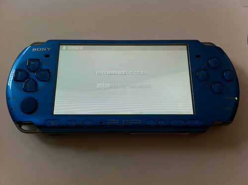 PSPの「○ボタン」が効かなくなって、日付設定画面から先に進めなくなった件