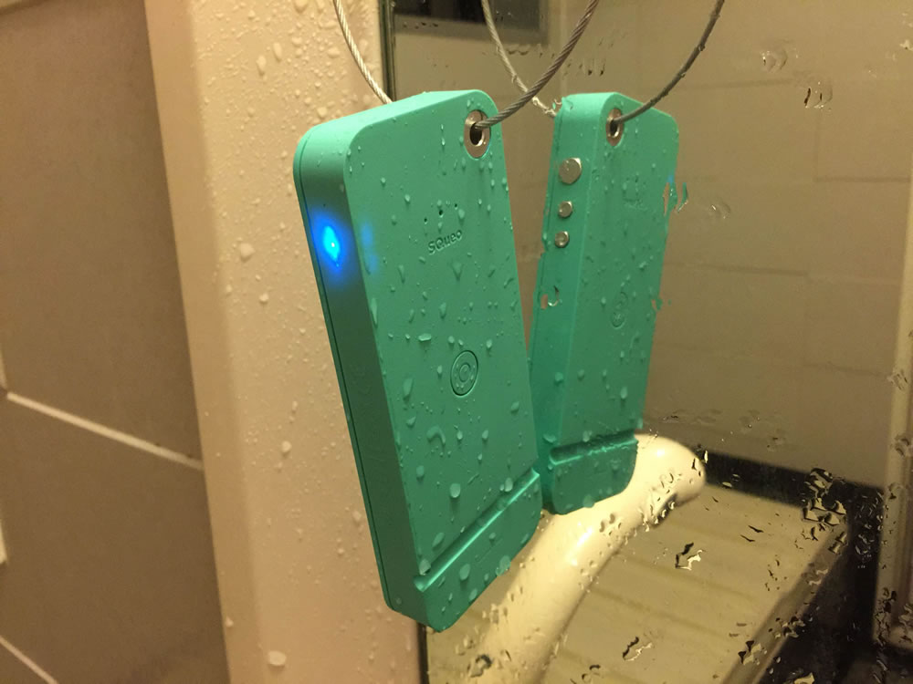 「SQueo : Advanced Waterproof Bluetooth Speaker」風呂場で便利
