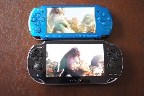 PSPとPS Vitaの比較